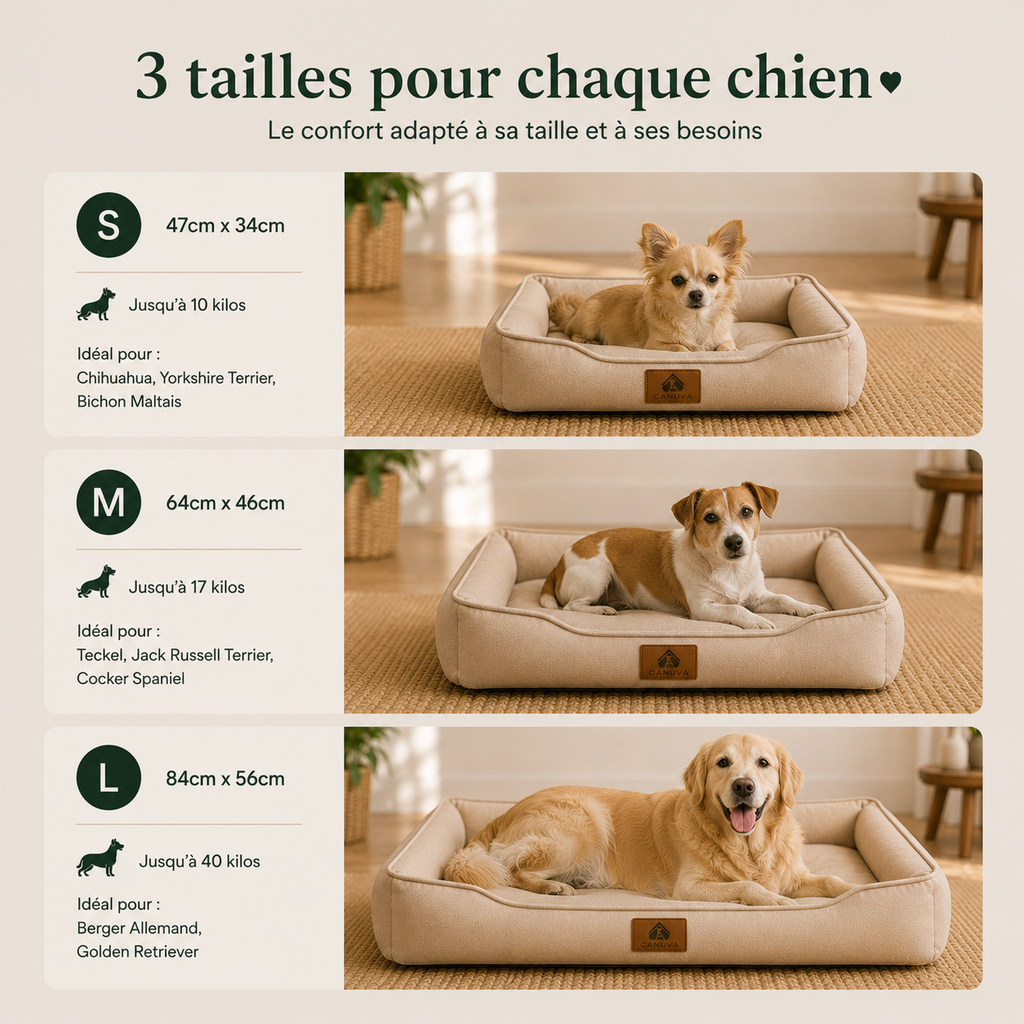 Coussin orthopédique pour chiens